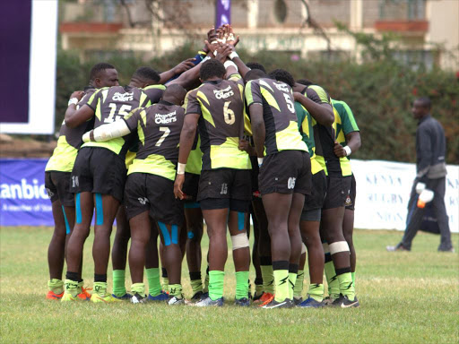 Menengai Oilers during the Kabeberi Sevens /ENOS TECHE