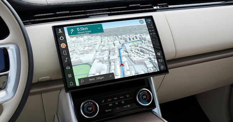 13.1-inch touchscreen now provides haptic feedback.