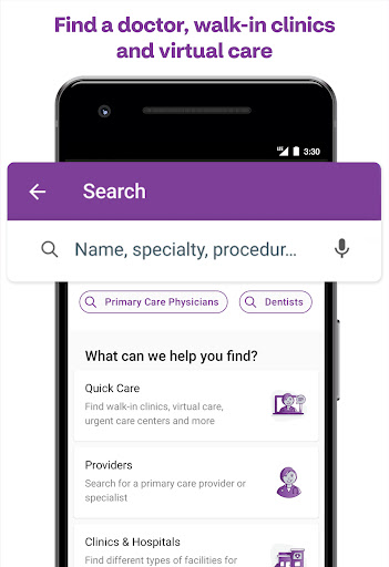 Screenshot Aetna Health