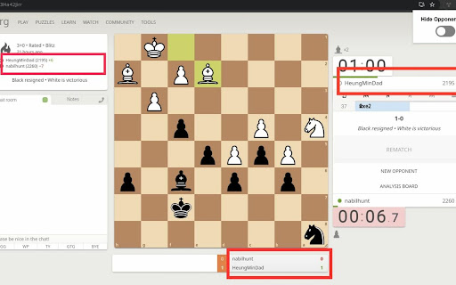 Lichess Opponent Info Hider