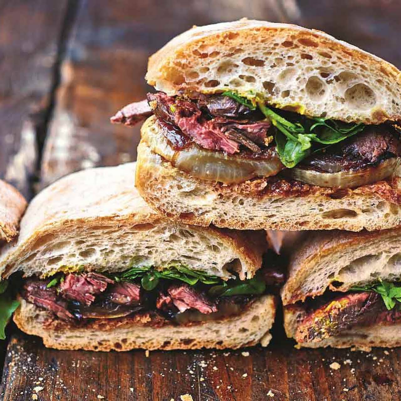 Beef Ciabatta Burger Recipe