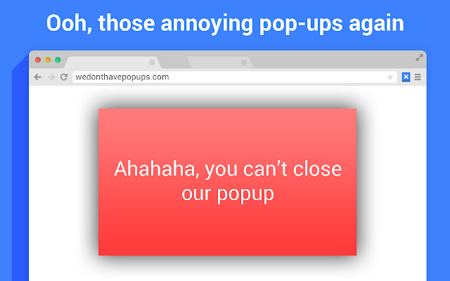 Popup Closer chrome extension