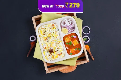 Paneer Kadhai Rice Lunchbox