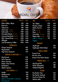 Minal Coffee menu 2