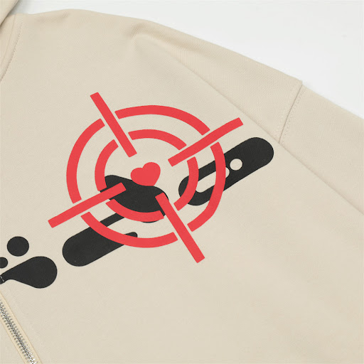 Title 8, Street Trend Loose Letter Printing Hooded Cardi...