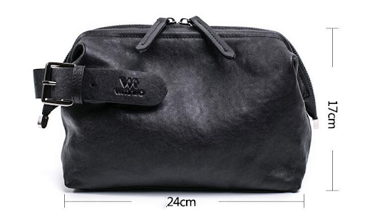 Title 9, Lambskin casual mens large capacity soft leath...