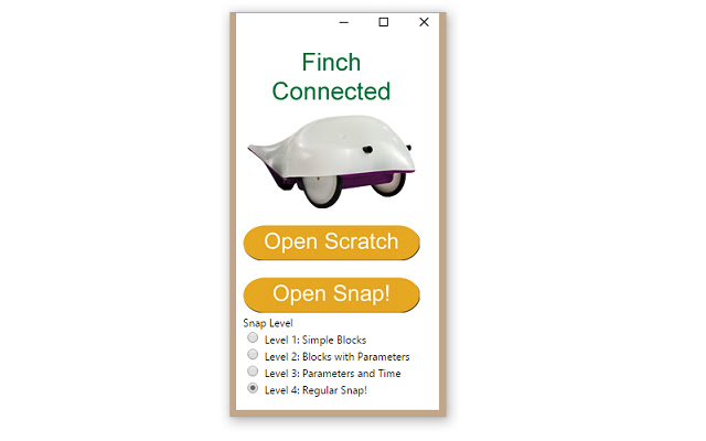 Finch Connection App chrome extension