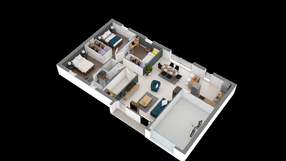 Vente maison neuve 4 pièces 89 m² à Labenne (40530), 418 673 €