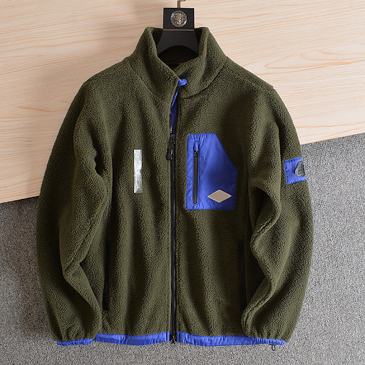 Title 8, Mens Fleece Autumn Winter Stand Collar Fleece ...