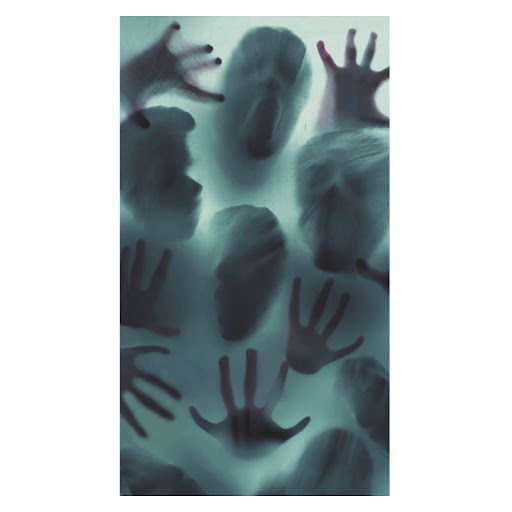 Title 4, Halloween Horror Decoration PVC Ghost Bloody Ha...
