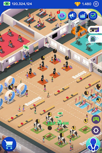 Code Triche Idle Fitness Gym Tycoon - Workout Simulator Game APK MOD 6