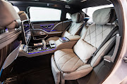 The lap of luxury: Rear comfort can be further boosted with seats that offer various massage programmes including a calf massage, and neck/shoulder heating.