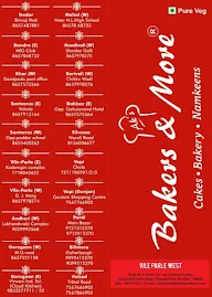 Bakers & More menu 4