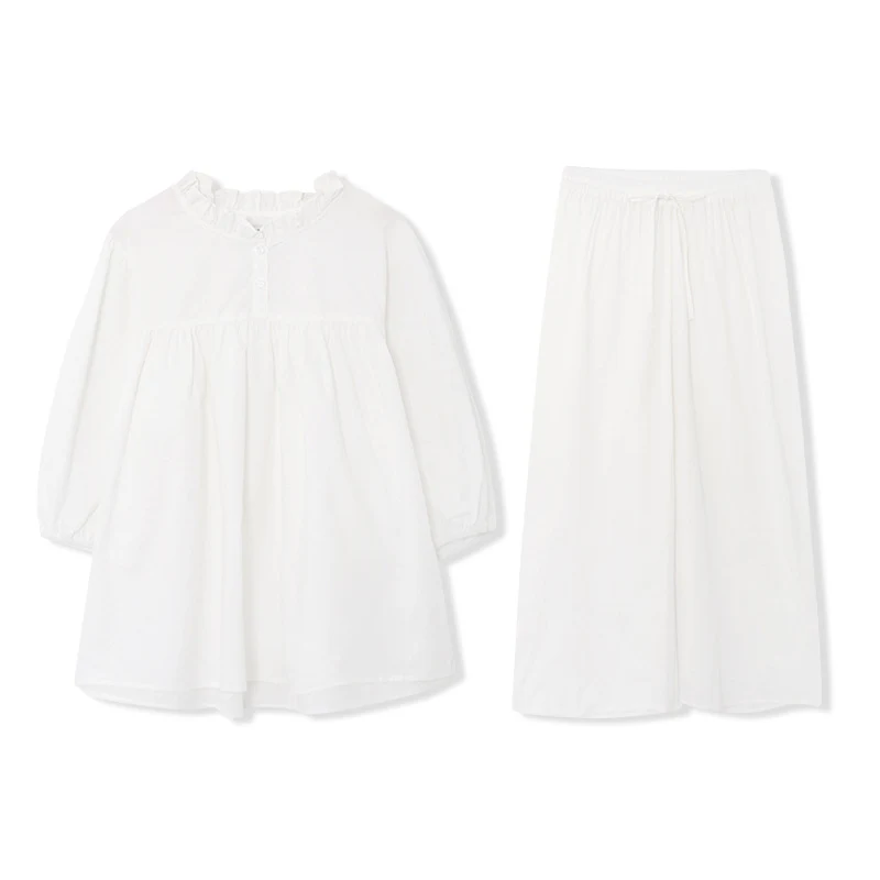 Pyjama Japonais Décontracté en Coton Pur, Ensemble Deux Pièces, Ample et Confortable pour la Maison, Vêtement de Nuit Doux et Relaxant pour Hommes et Femmes.