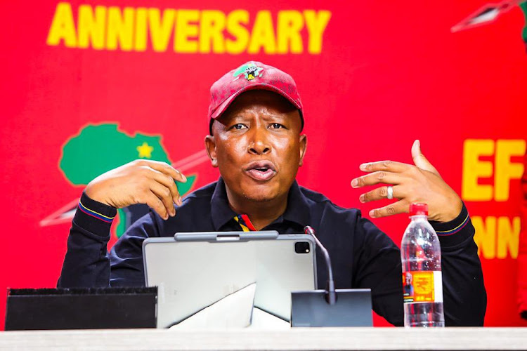 EFF leader Julius Malema says he will continue to sing 'Kill the Boer' as he pleases. File photo.