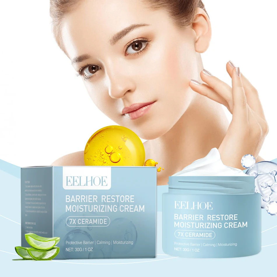 Crème Réparatrice Visage Nourrissante Réduit les Rougeurs Apaise la Peau Hydratation Intense Soin Quotidien pour une Peau Éclatante