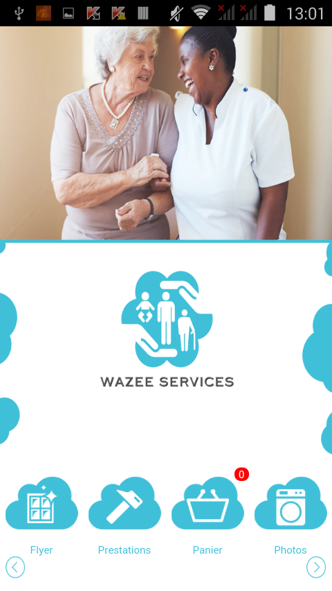 Wazee Services Screen 1
