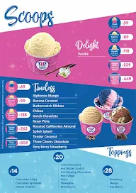 Baskin Robbins menu 1