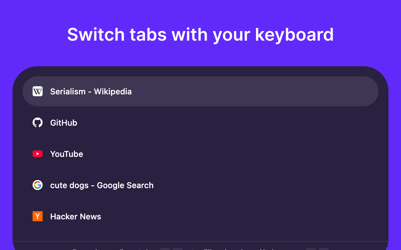 AltCue - Tab Switcher