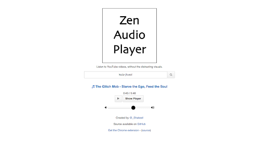 Zen Audio Player redirector