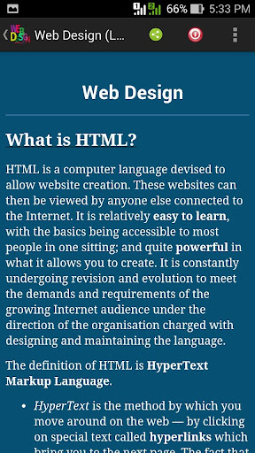 Web Design Learn Offline