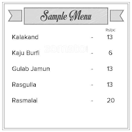 Poornima Sweets menu 2