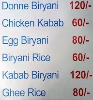 Ramana's Biryani menu 1