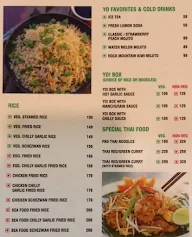 Yo! China menu 1