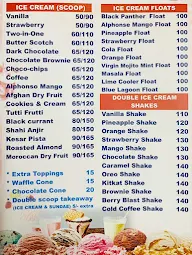 Happy Cones menu 3