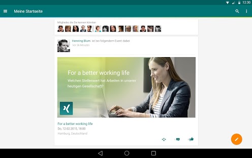 XING – Miniaturansicht des Screenshots  