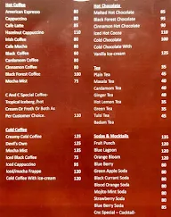 Coffee N Cakes menu 1