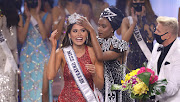 Miss Universe 2019 Zozibini Tunzi crowns the winner of the 69th Miss Universe pageant, Mexico's Andrea Meza.