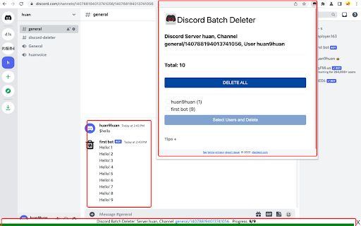 Discord Batch Deleter