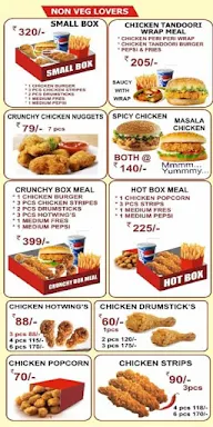 The Bombay Burger's menu 6