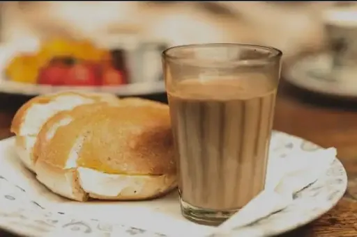 Masala Tea With Bun Maska [1 Piece]