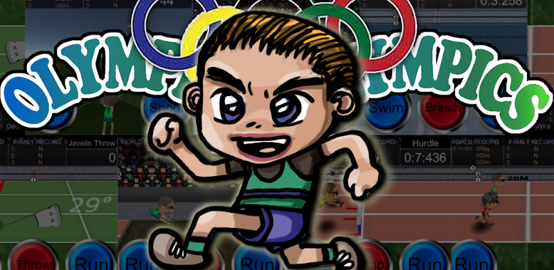 Olympics 2Players/running,Hurdles,Various Games