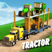 Tractor Farmer Transporter  Icon