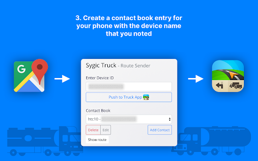 Sygic Truck Route Sender