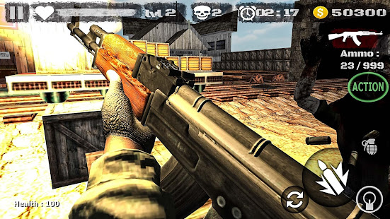 Zombie Shooter Frontier : OPS Encounter Trigger 1.1 APK + Mod (Uang yang tidak terbatas) untuk android