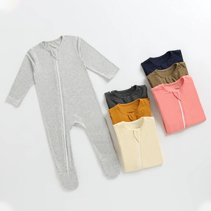 Title 6, Ademende baby romper herfst van bamboevezel, za...