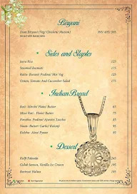 Ji Memsaab - Indian Terrace Restaurant & Bar menu 4