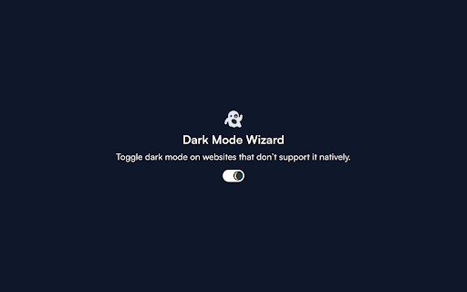 Dark Mode Wizard