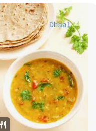 GWS Yellow Dal With 3 Tawa Roti Combo