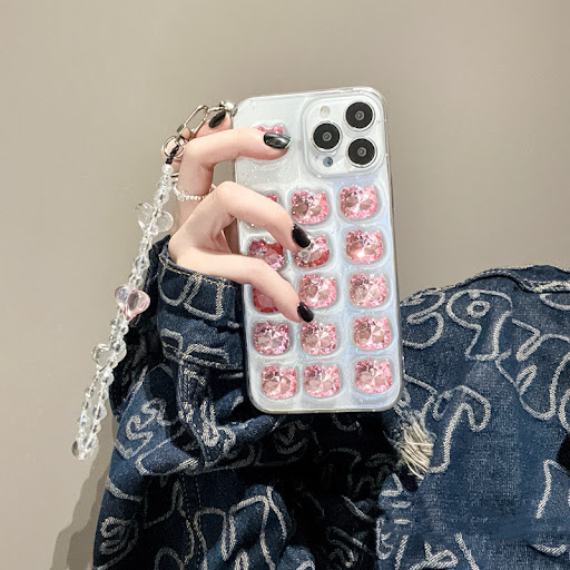 Title 1, Epoxy Crystal Cat Shaped Phone Case – Stylish a...