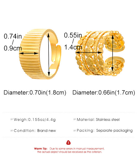 Title 9, Womens Stainless Steel Ring With Carved Patter...