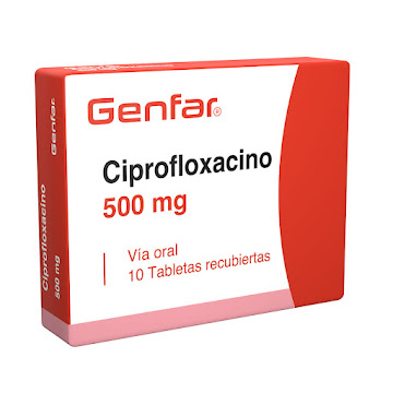 Ciprofloxacino Genfar 500 mg Caja x 10 Tabletas  