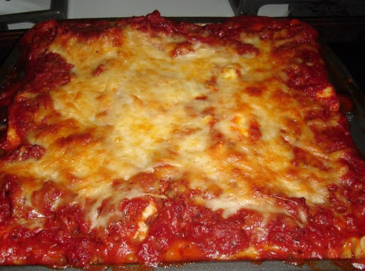 hearty lasagna for two