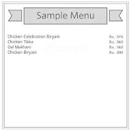 Celebration Bar & Restaurant menu 1