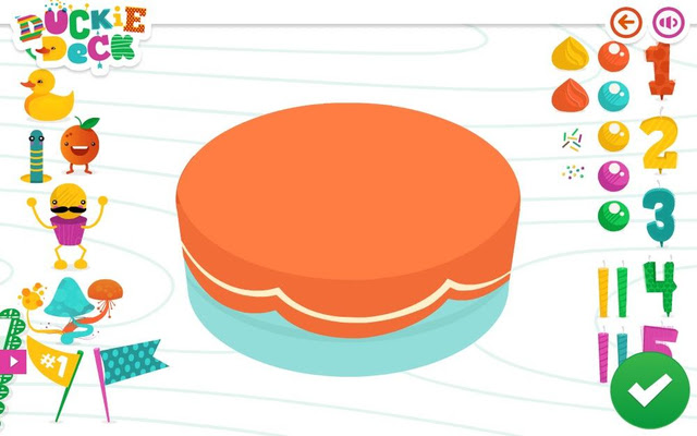 Cake Games - Pie in the Sky at Duckie Deck chrome extension