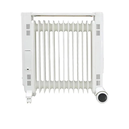 Lò sưởi dầu 13 thanh TIROSS có điều khiển, hẹn giờ, giá phơi, 2500W TS9213-2